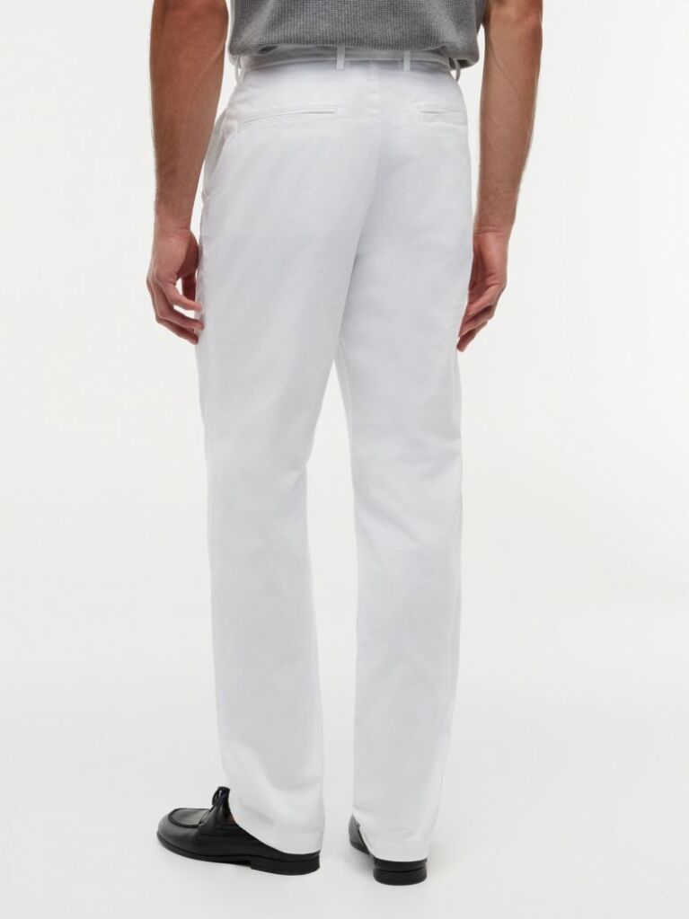 White Dover Signature Tape Relaxed Twill Chinos  Men