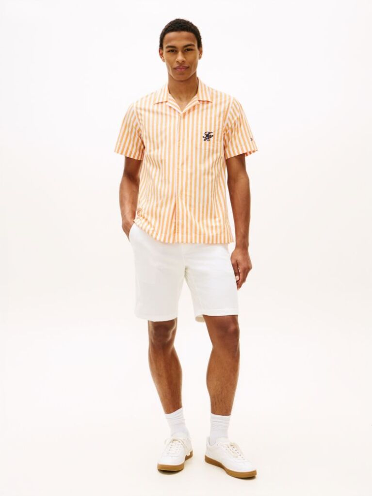 Multi Regular Fit Paper Touch Short Sleeve Shirt  Men