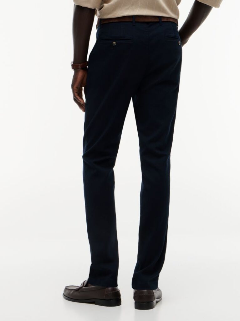 Blue 1985 Bleecker Slim Twill Chinos  Men