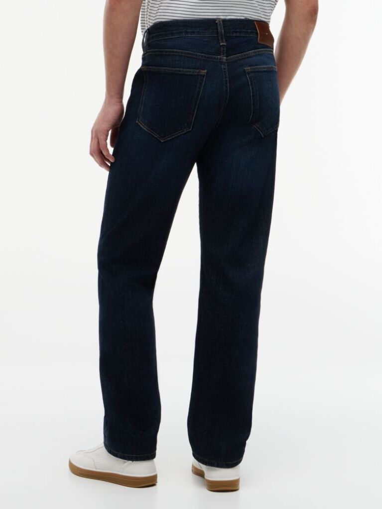 Blue Denton Slim Straight Jeans  Men