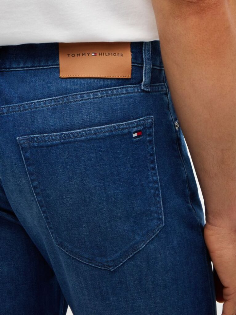 Blue Denton Slim Straight Leg Jeans  Men