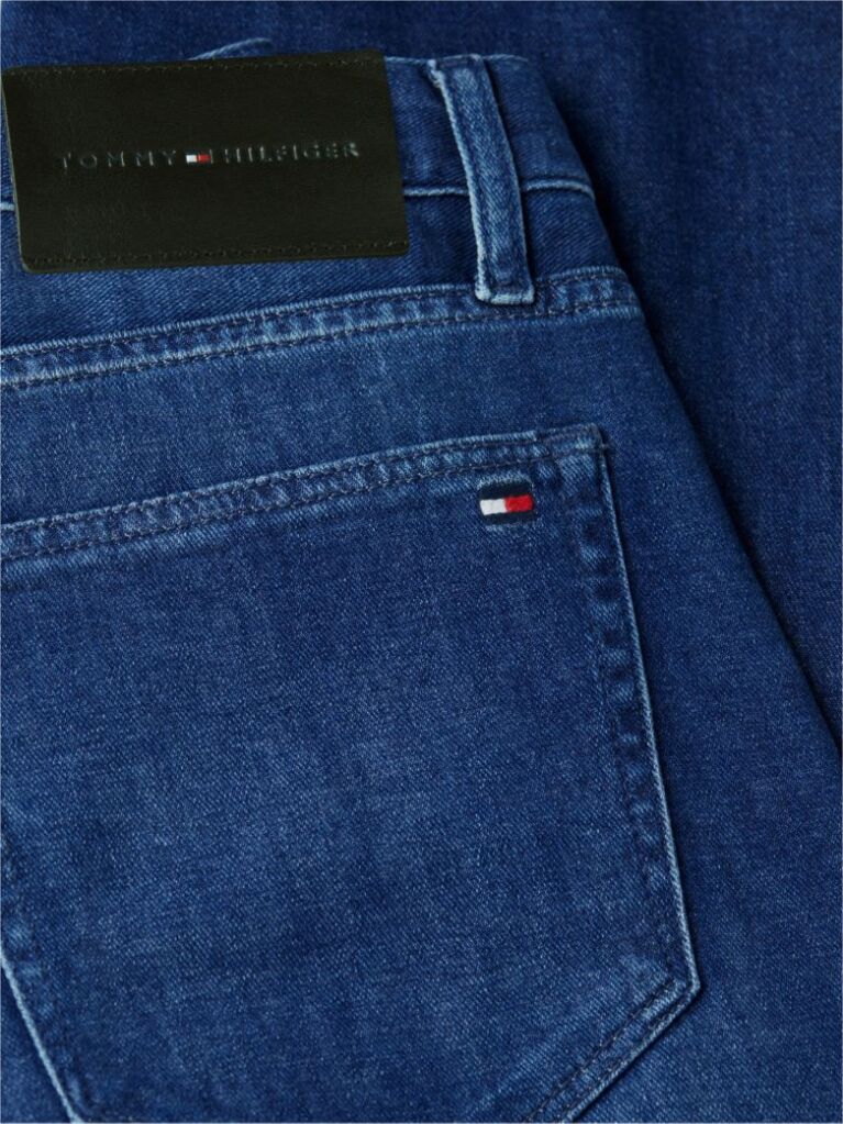 Blue Denton Slim Straight Leg Jeans  Men