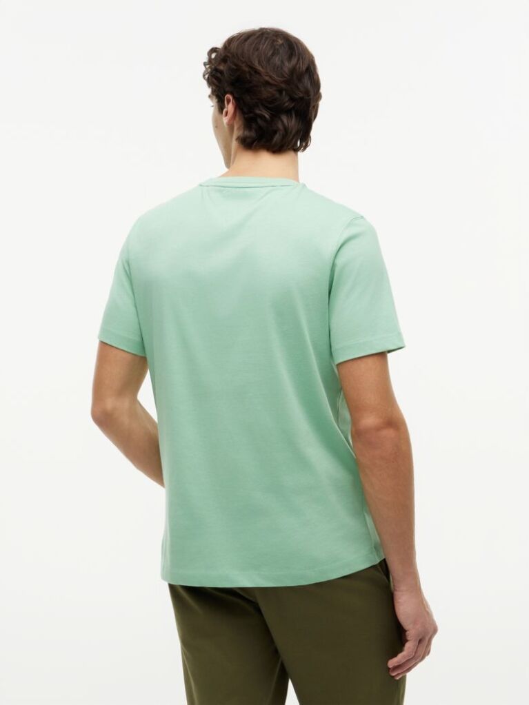 Green Logo Graphic Jersey T-Shirt  Men