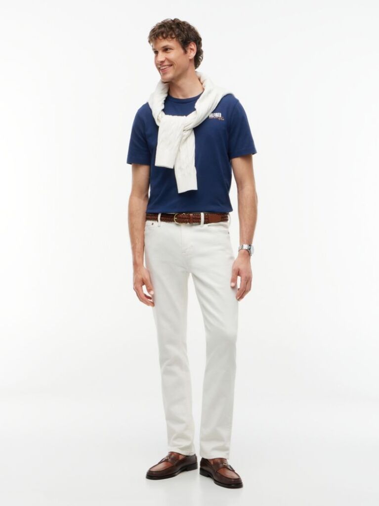 Blue Back Graphic Jersey T-Shirt  Men