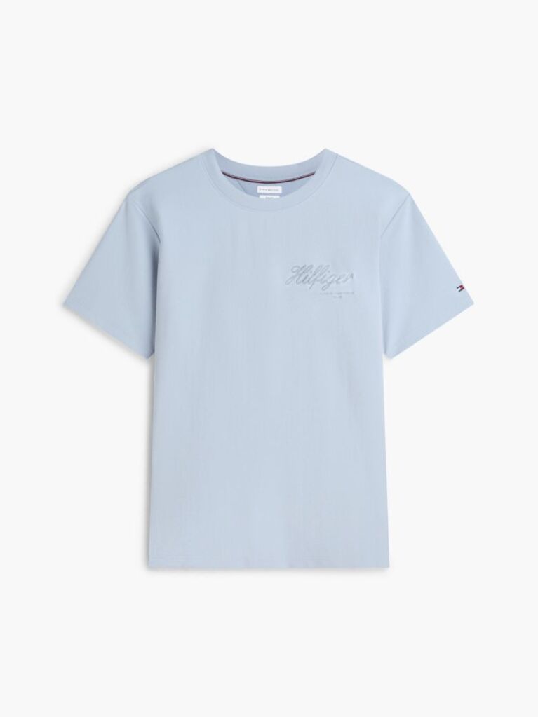 Blue Jacquard Rope Logo Relaxed T-Shirt  Men