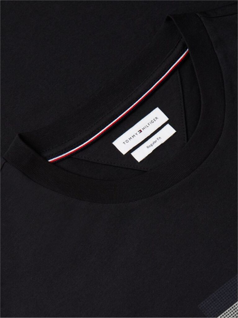 Μαύρο T-shirt Με Σημαία  Άνδρες