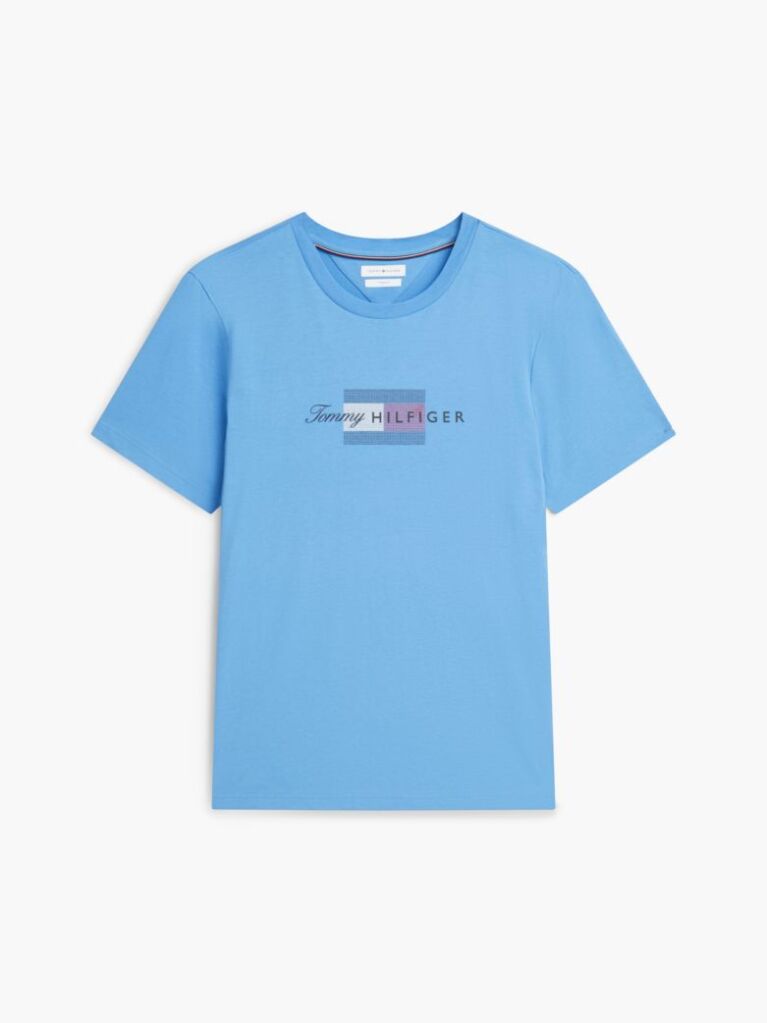 Μπλε T-shirt Με Σημαία  Άνδρες