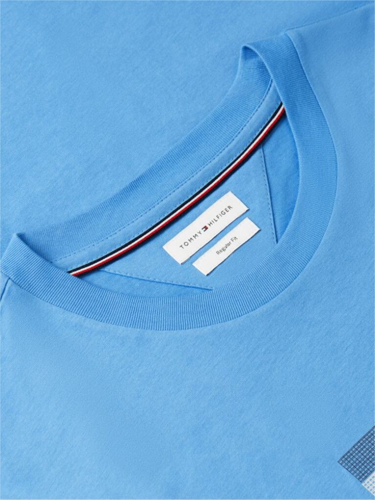 Μπλε T-shirt Με Σημαία  Άνδρες