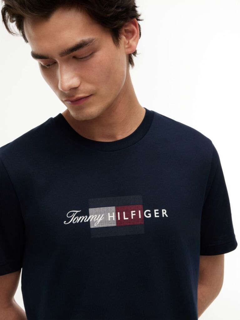 Blue Flag Graphic Jersey T-Shirt  Men