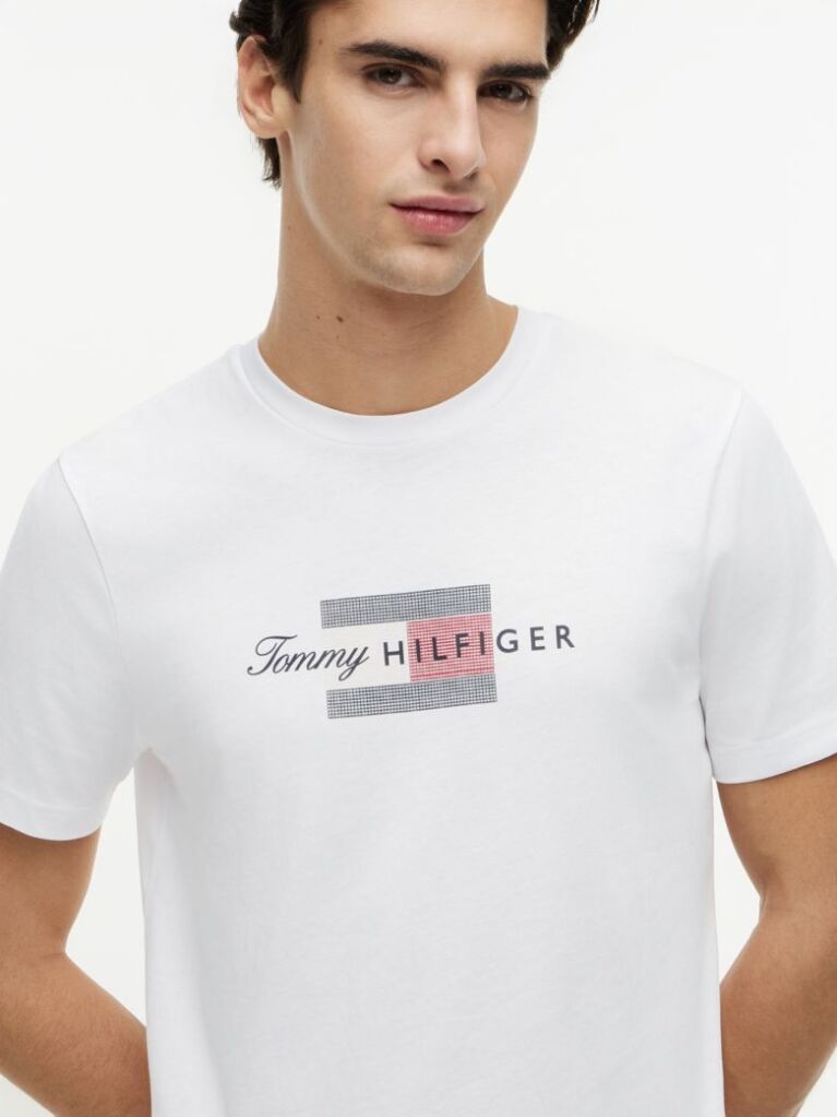 White Flag Graphic Jersey T-Shirt  Men