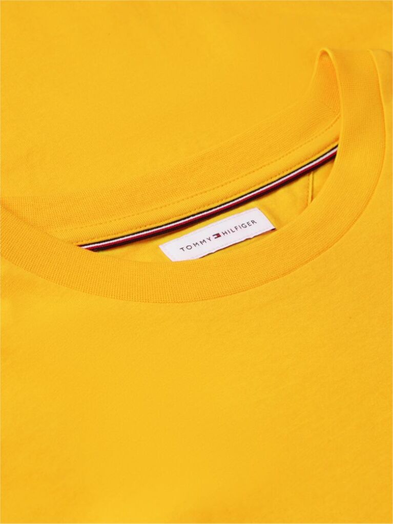 Orange Logo Graphic Jersey Crew Neck T-Shirt  Men