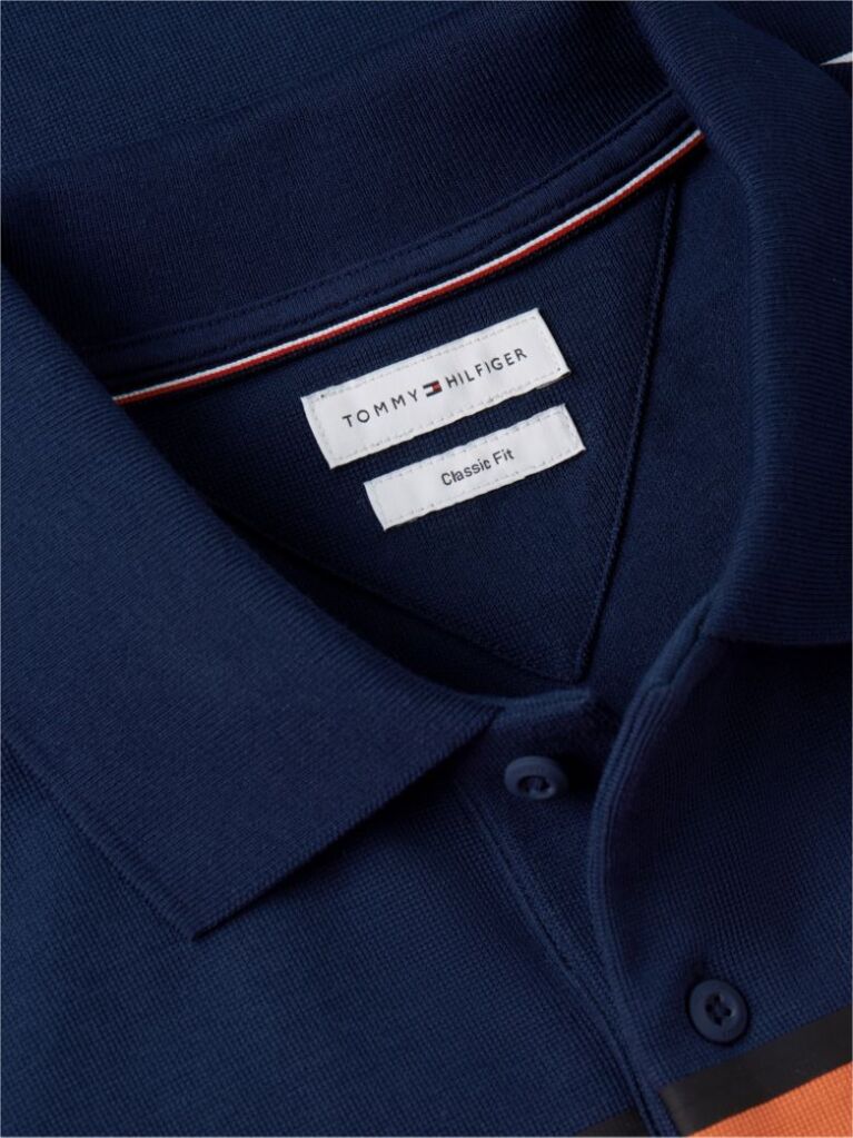 Multi Relaxed Fit Colour-Blocked Polo Shirt  Men