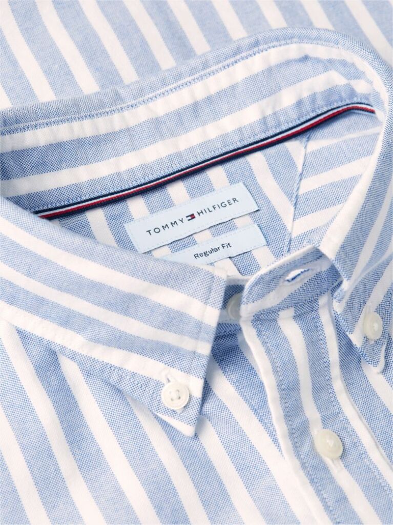 Multi Regular Fit Stripe Oxford Shirt  Men