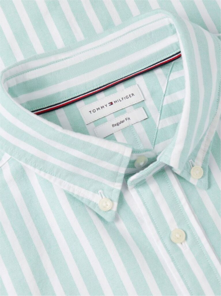 Multi Regular Fit Stripe Oxford Shirt  Men