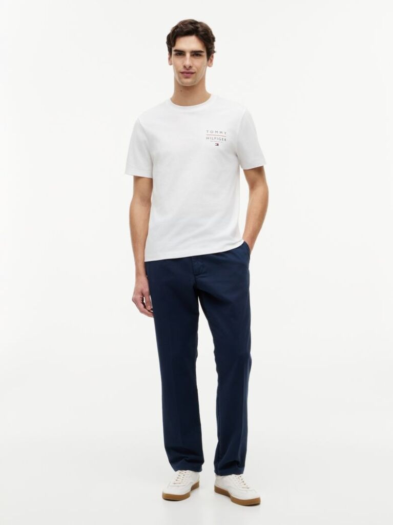 Beige Logo Jersey Crew Neck T-Shirt  Men