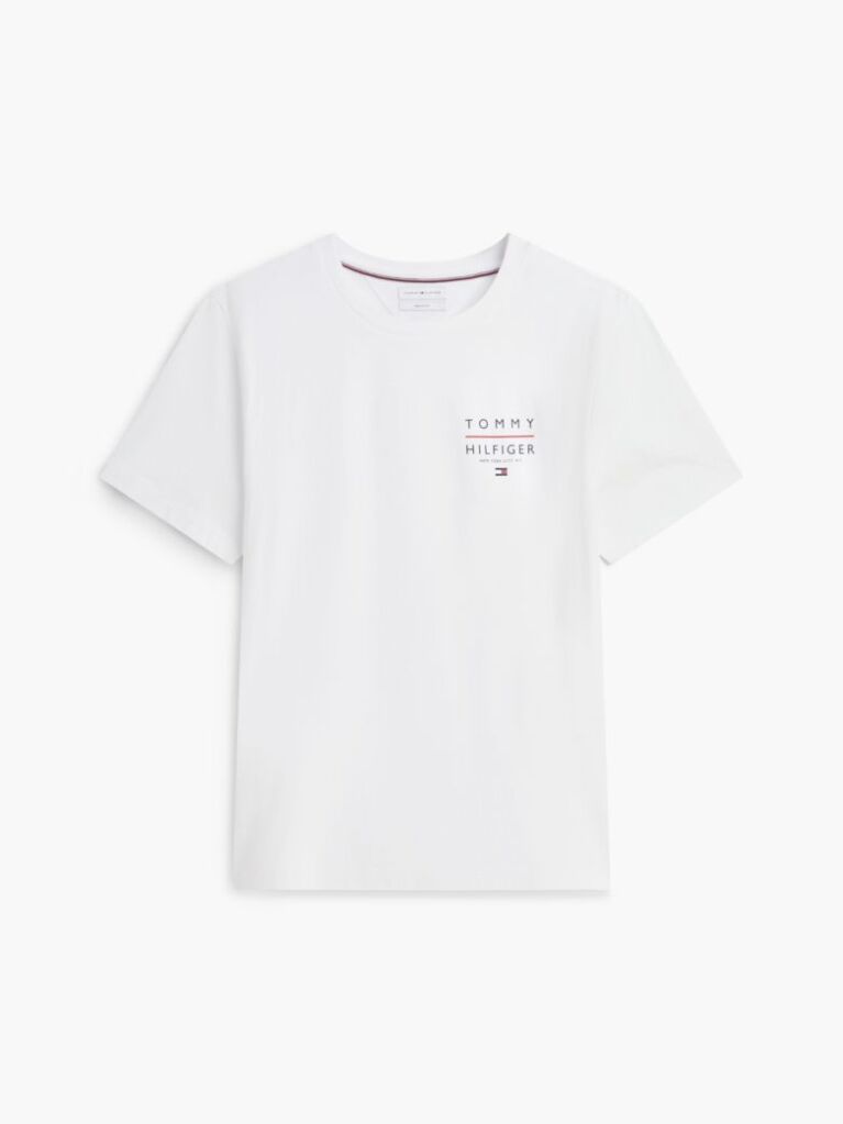 Beige Logo Jersey Crew Neck T-Shirt  Men
