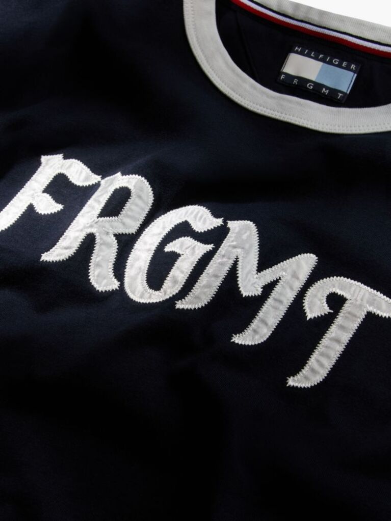 Blue Relaxed Jersey Ringer T-Shirt  Men