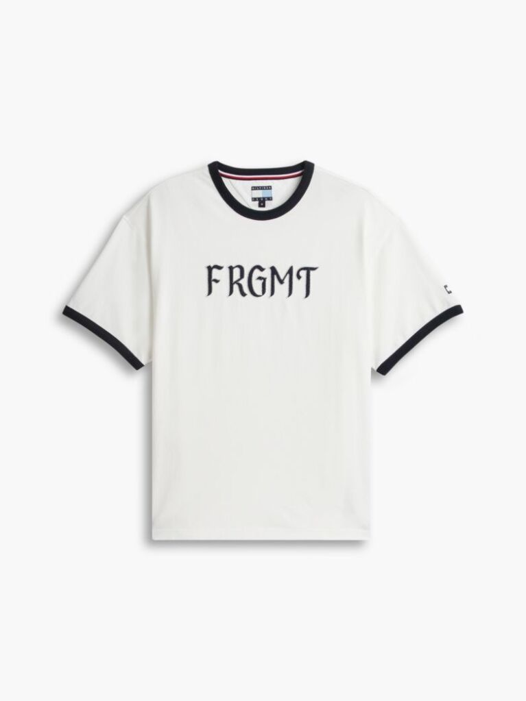 Μπεζ Άνετο Βαμβακερό T-Shirt  Άνδρες