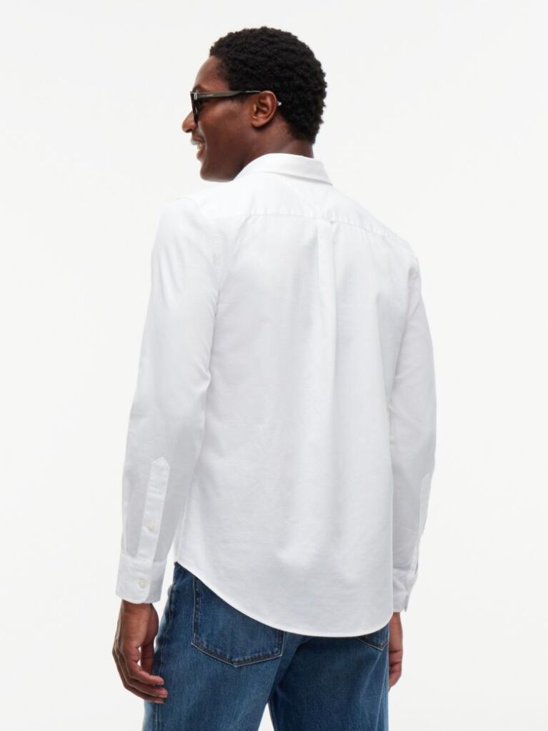 White TH Flex Slim Fit Dobby Shirt  Men