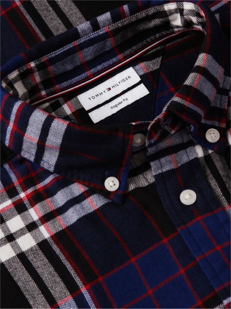 Multi Regular Fit Tartan Check Flannel Shirt  Men