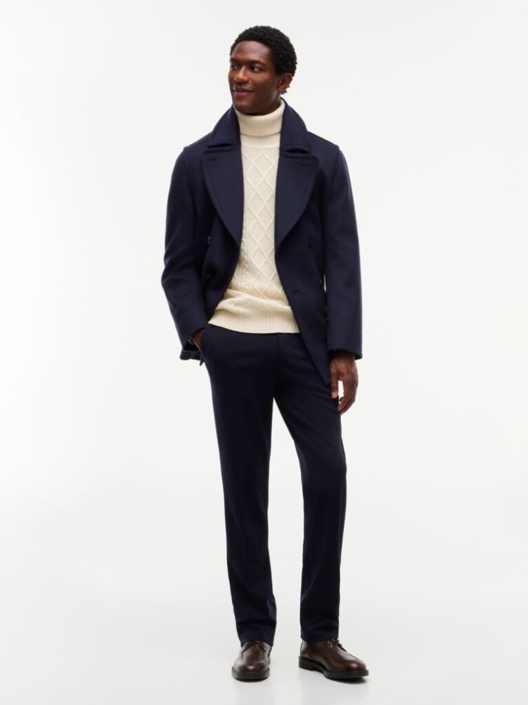 Beige New York Label Wool Blend Jumper With Cashmere  Men