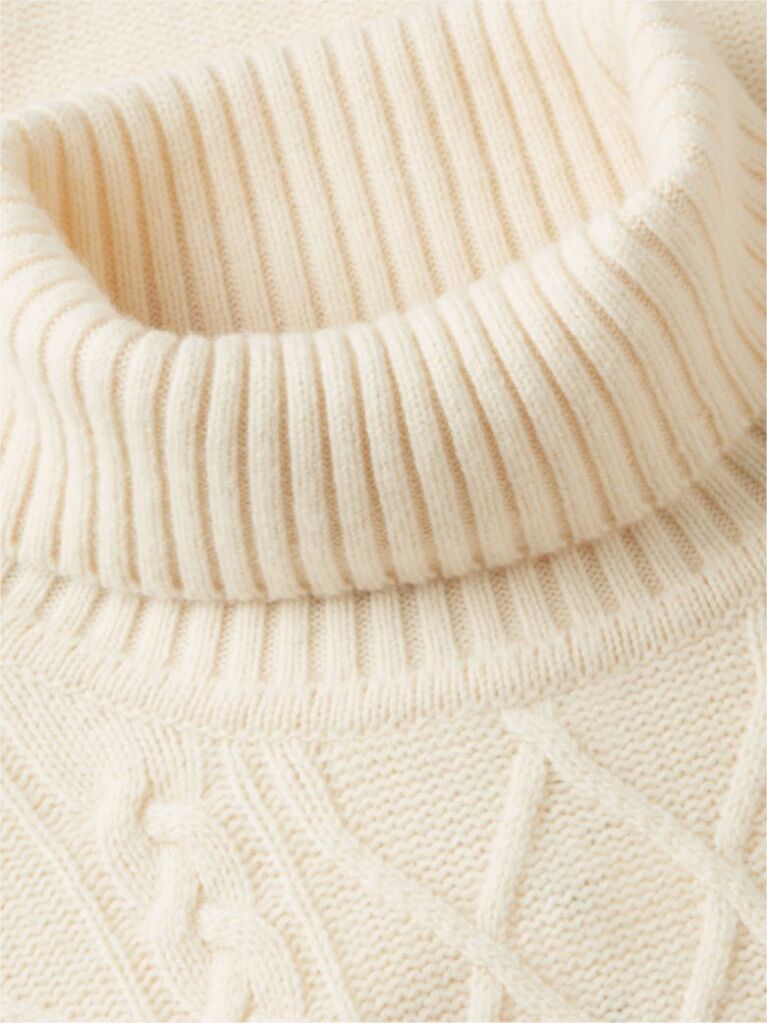 Beige New York Label Wool Blend Jumper With Cashmere  Men