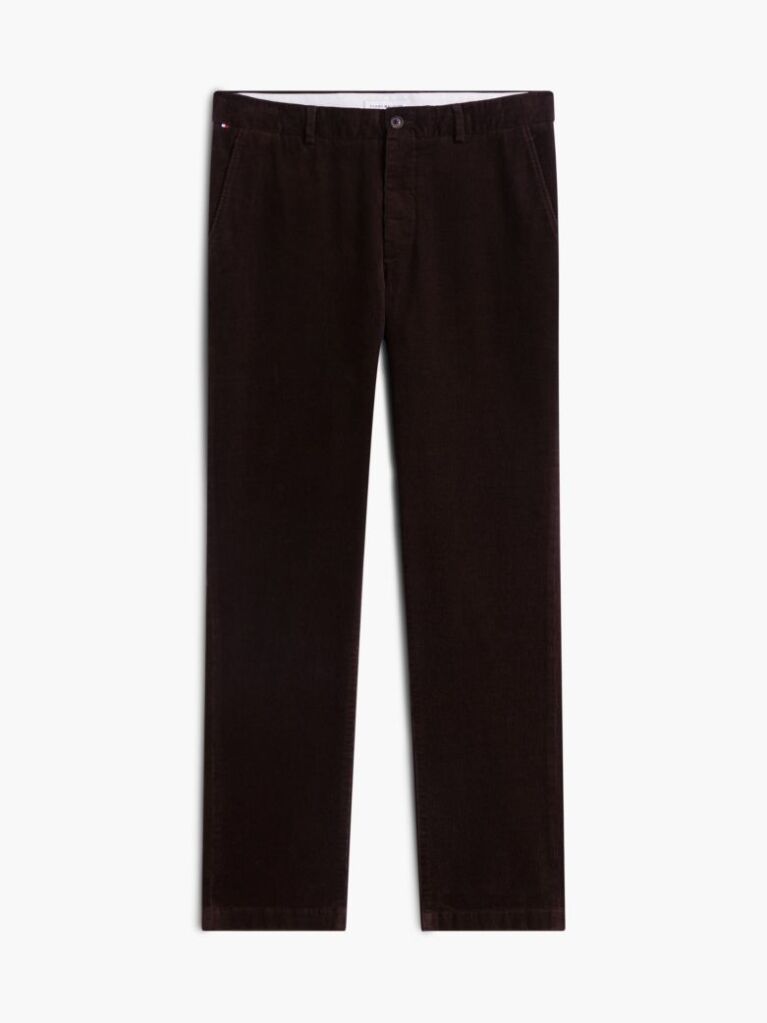 Καφέ Denton Κοτλέ Παντελόνι Chinos Σε Slim Ίσια Γραμμή  Άνδρες