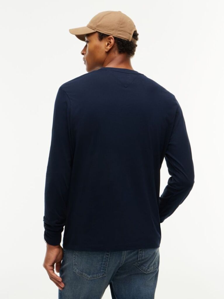 Blue 1985 Graphic Long Sleeve T-Shirt  Men