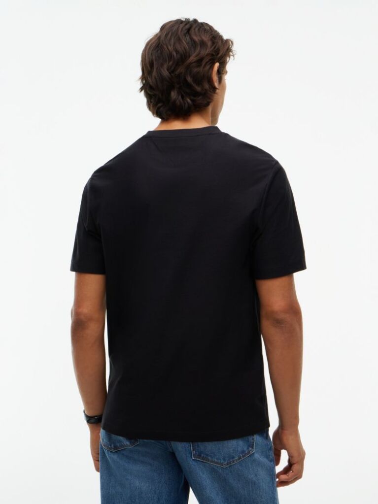 Μαύρο T-Shirt Με Λογότυπο  Άνδρες