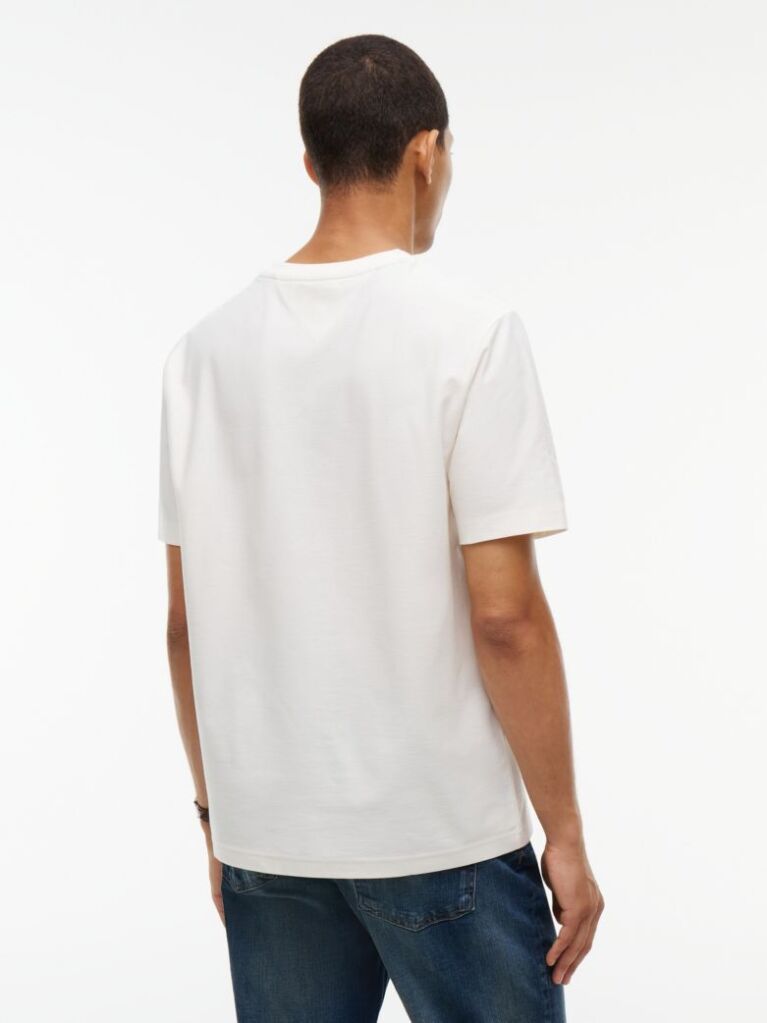 Beige Logo Graphic T-Shirt  Men