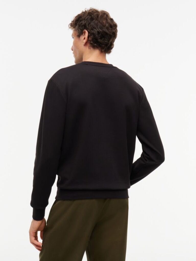 Black Logo Intechno Knit Sweatshirt  Men