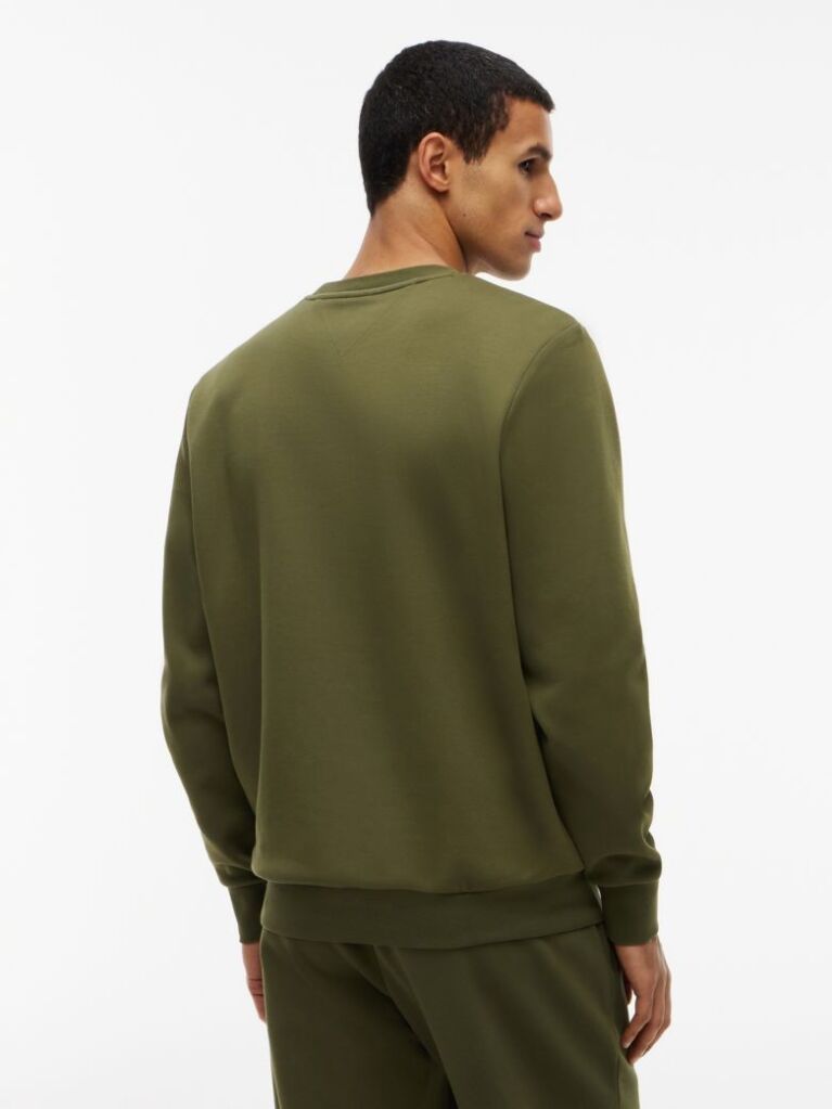 Green Logo Intechno Knit Sweatshirt  Men