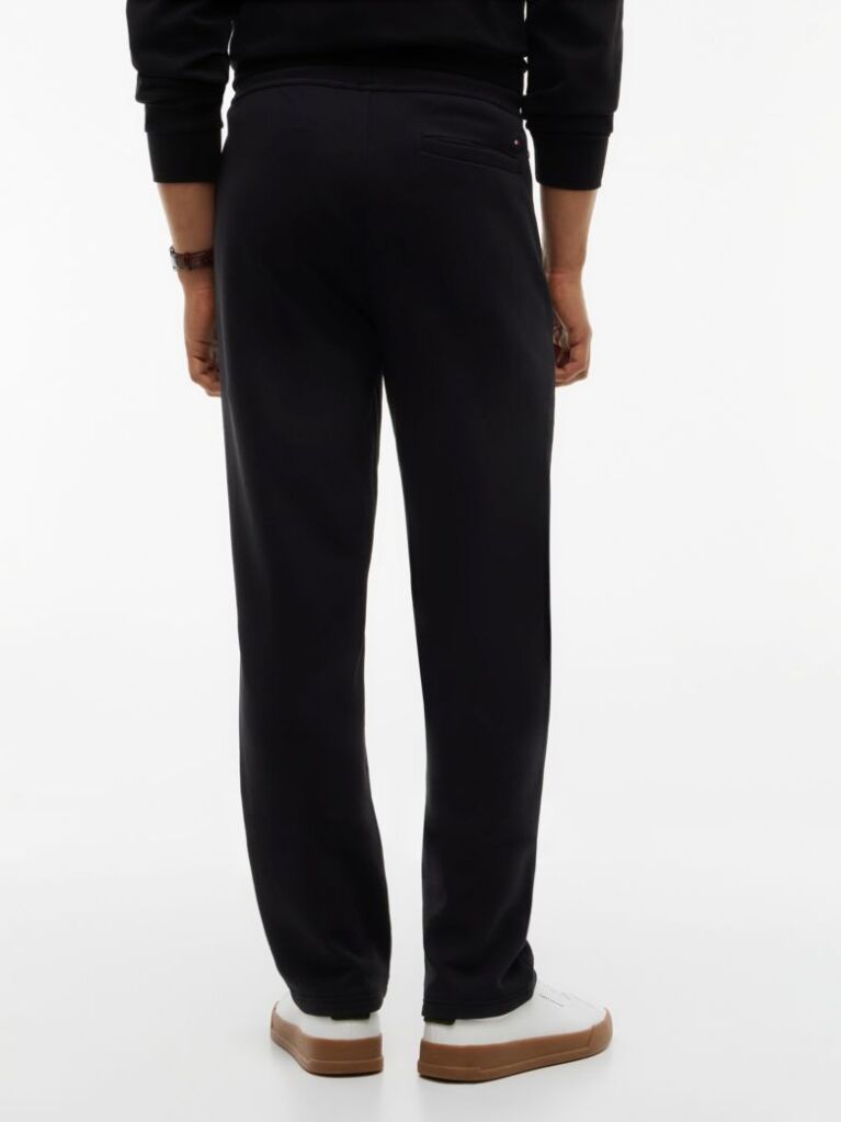 Black Global Stripe Pocket Terry Joggers  Men