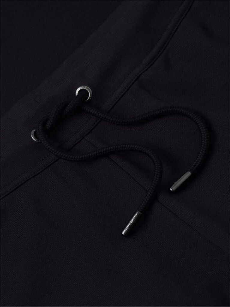 Black Global Stripe Pocket Terry Joggers  Men