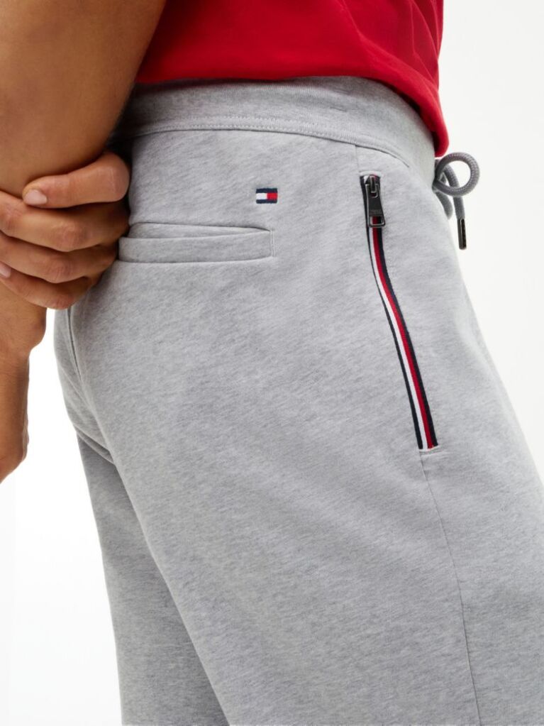 Grey Global Stripe Pocket Terry Joggers  Men