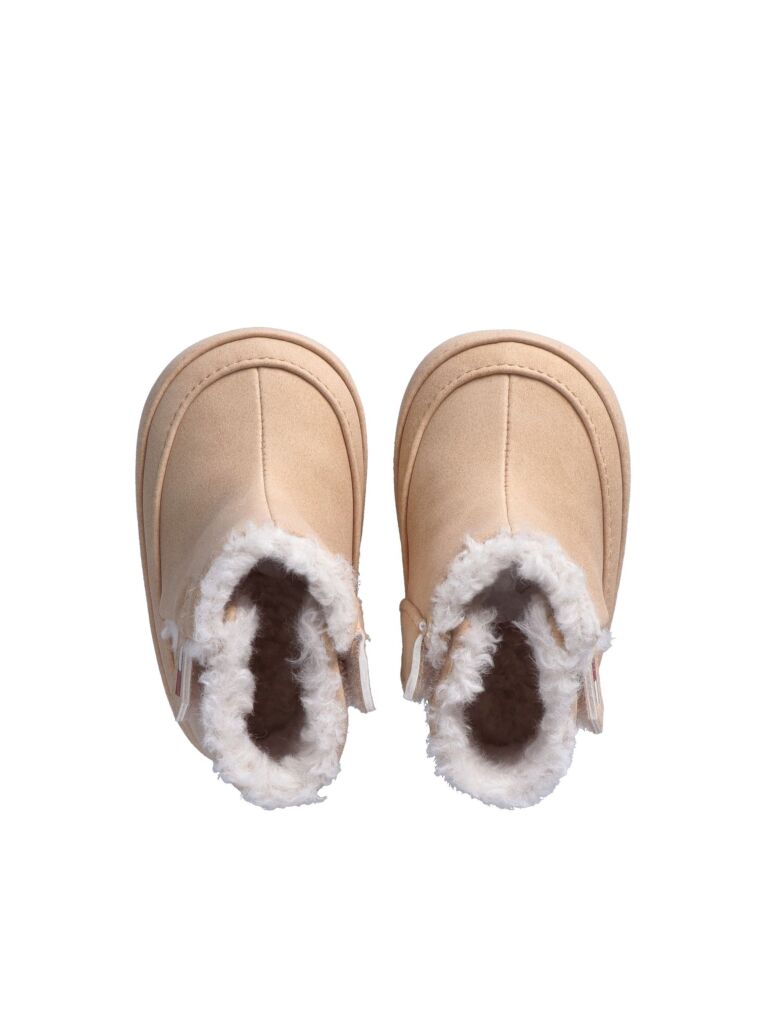 Beige Warm Lined Boots  Girls