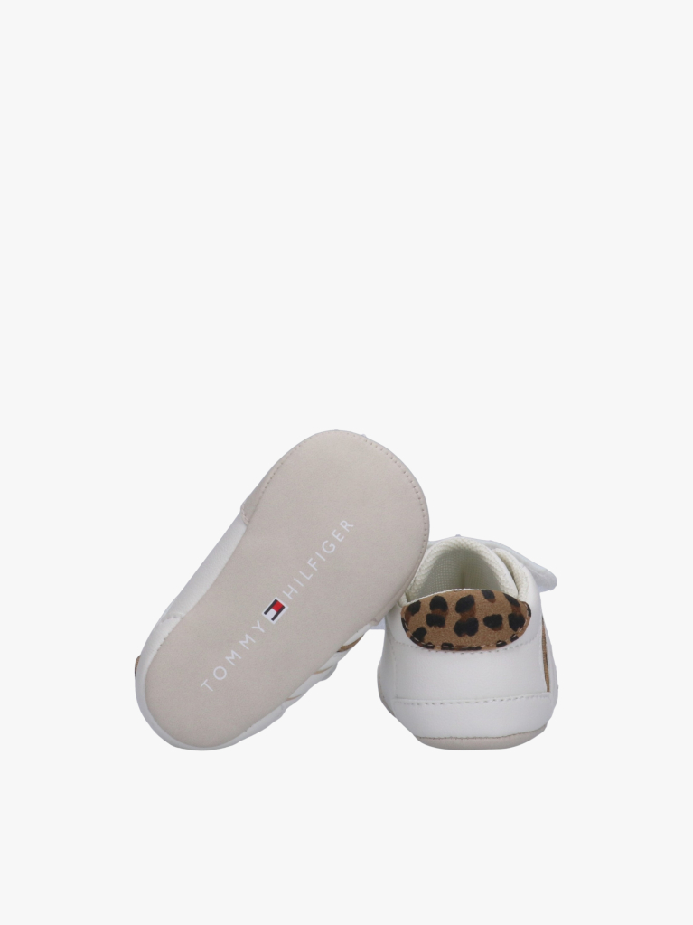 White Flag Low Cut Velcro Sneakers  Girls