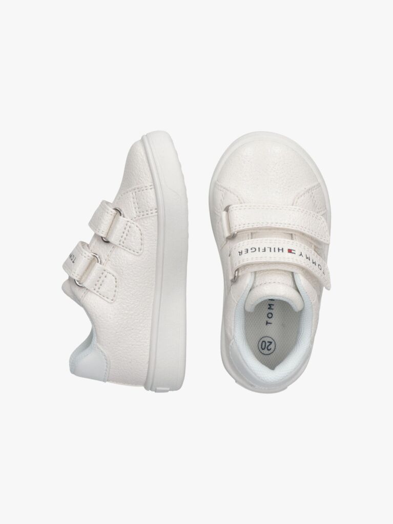 Άσπρο Sneakers Με Velcro Και Glitter  Κορίτσια