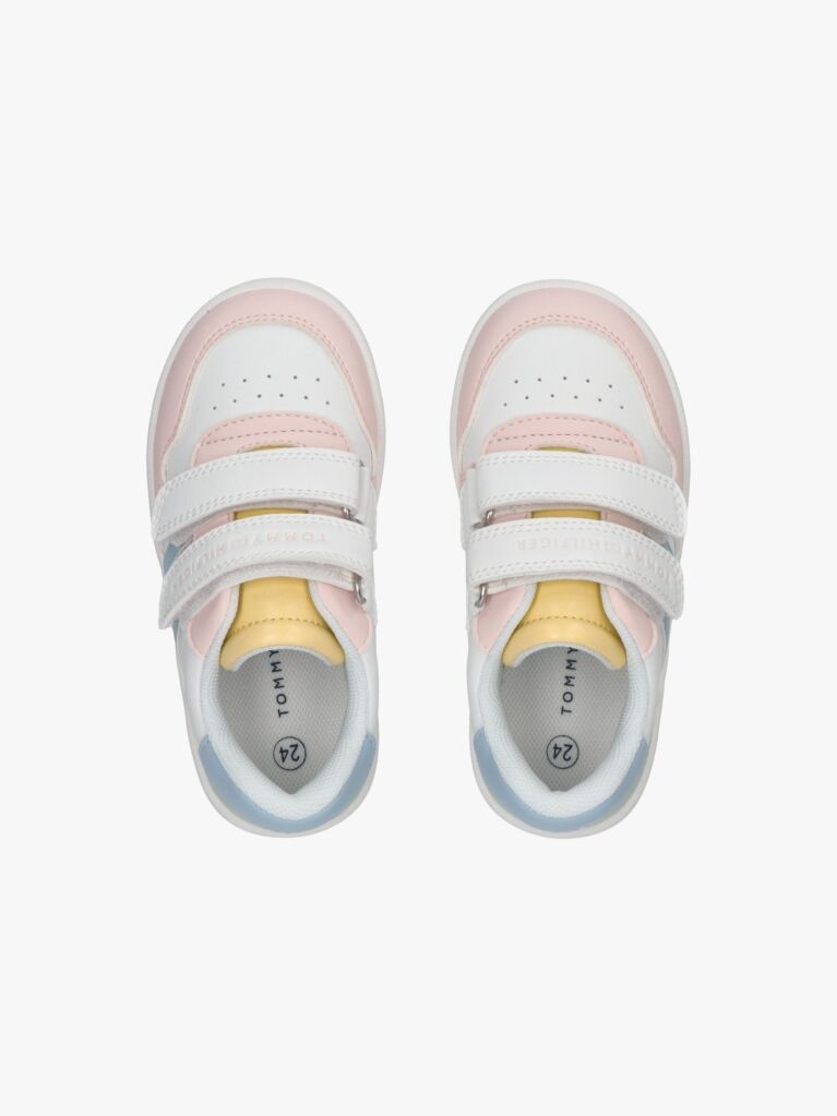 Multi Colour-Blocked Velcro Sneakers  Girls