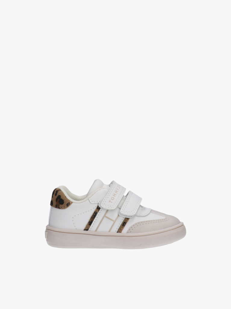 White Flag Low Cut Velcro Sneakers  Girls