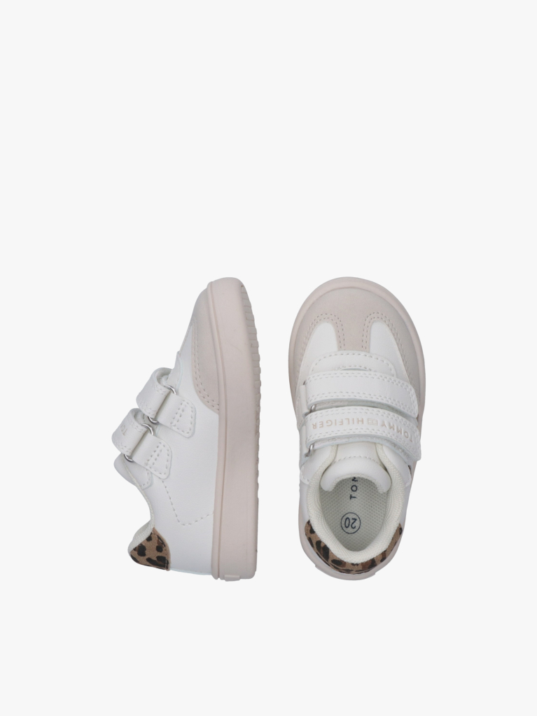 White Flag Low Cut Velcro Sneakers  Girls