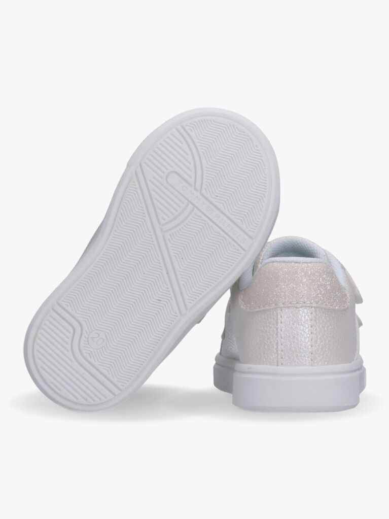 Άσπρο Sneakers Με Velcro Και Σημαία  Κορίτσια