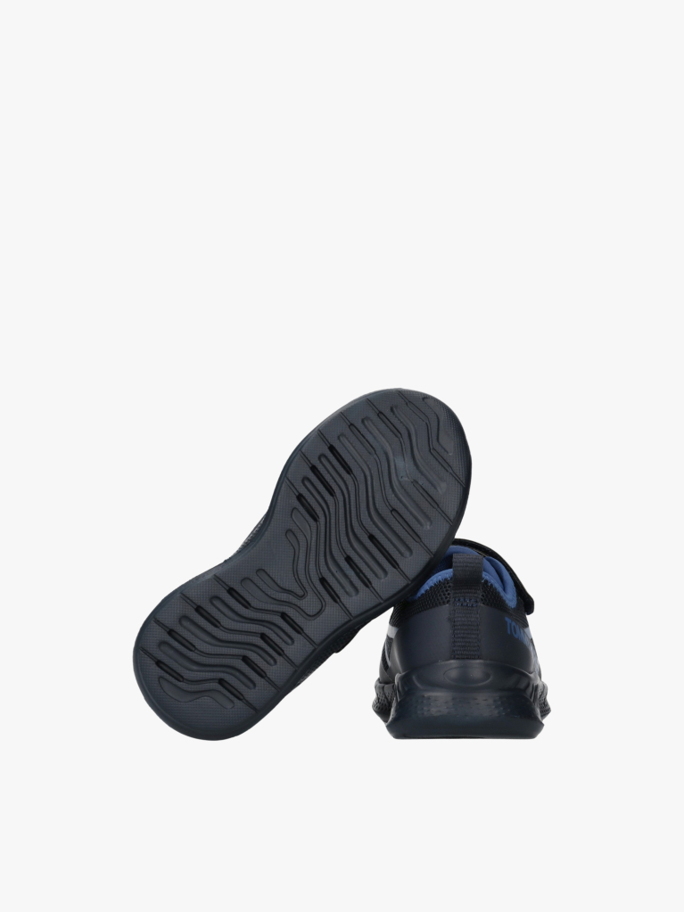 Blue Logo Mesh Lace-Up Trainers  Boys