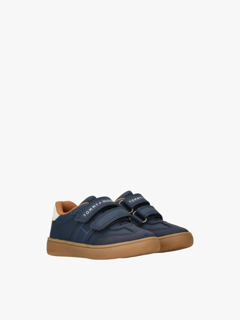 Μπλε Sneakers Με Χαμηλό Κόψιμο & Velcro  Παιδί Unisex