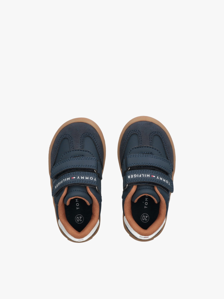 Μπλε Sneakers Με Χαμηλό Κόψιμο & Velcro  Παιδί Unisex