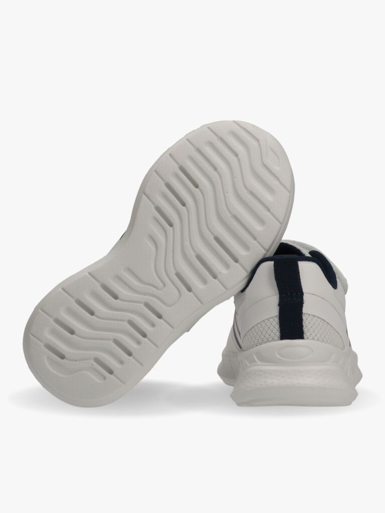 Άσπρο Sneakers Με Σημαία Και Velcro  Παιδί Unisex