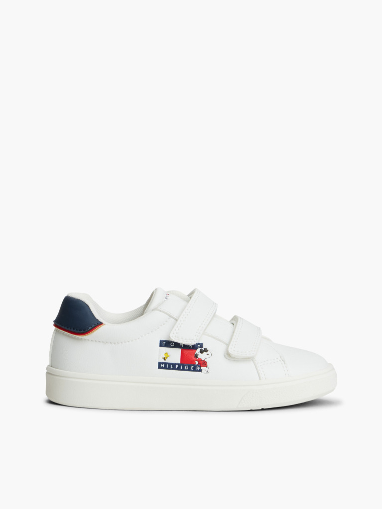 Άσπρο Peanuts® Sneakers Με Velcro  Παιδί Unisex