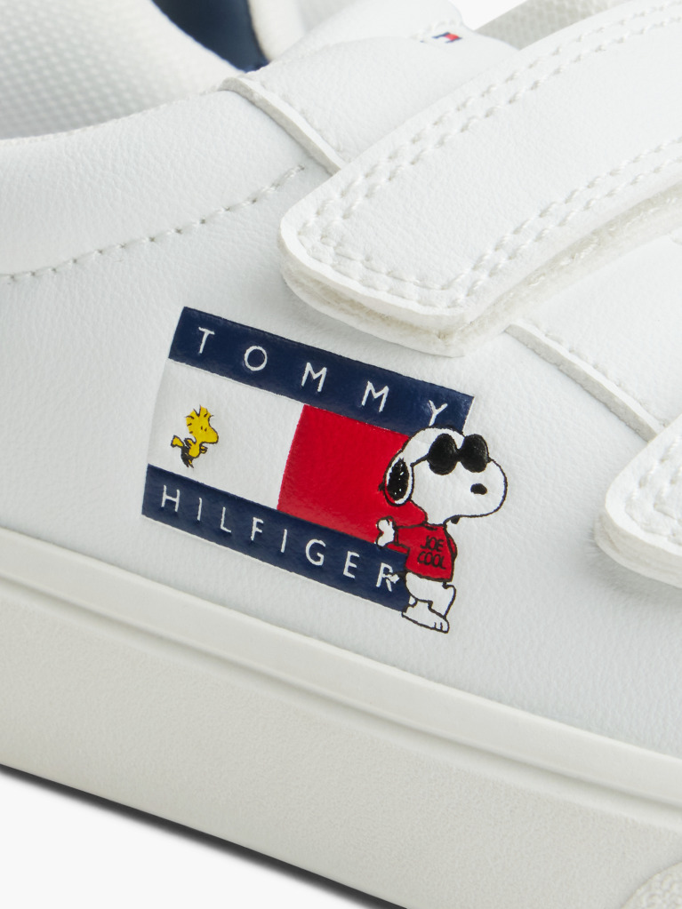 Άσπρο Peanuts® Sneakers Με Velcro  Παιδί Unisex