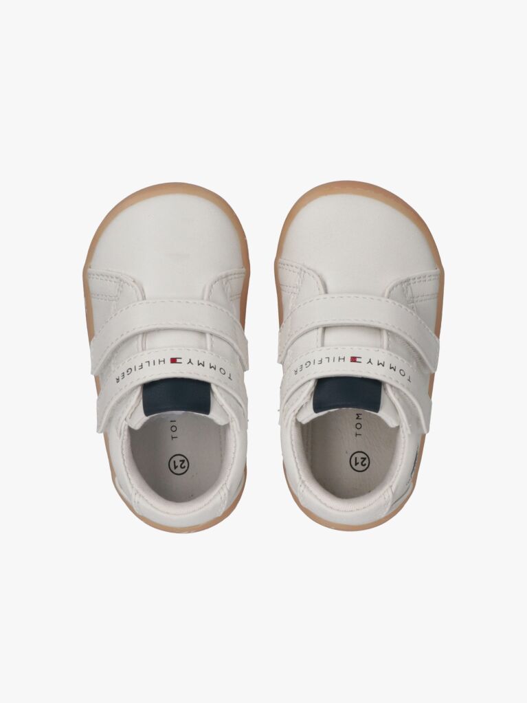 Άσπρο Sneakers Με Velcro   Παιδί Unisex