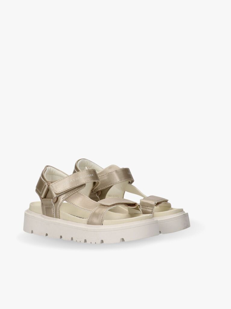 Gold Velcro Sandals  Girls